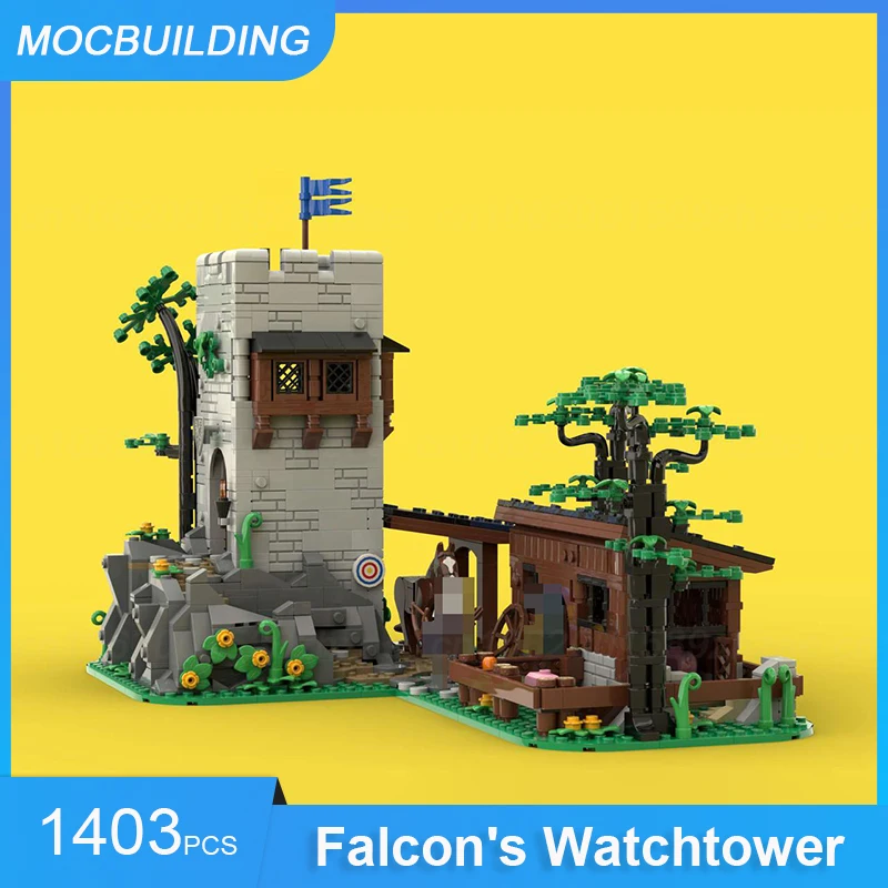 MOC Building Blocks Forestmen\'s & Black Falcons & Lion Knights Series Castle Model DIY Assembly Bricks Collect Xmas Toys Gifts