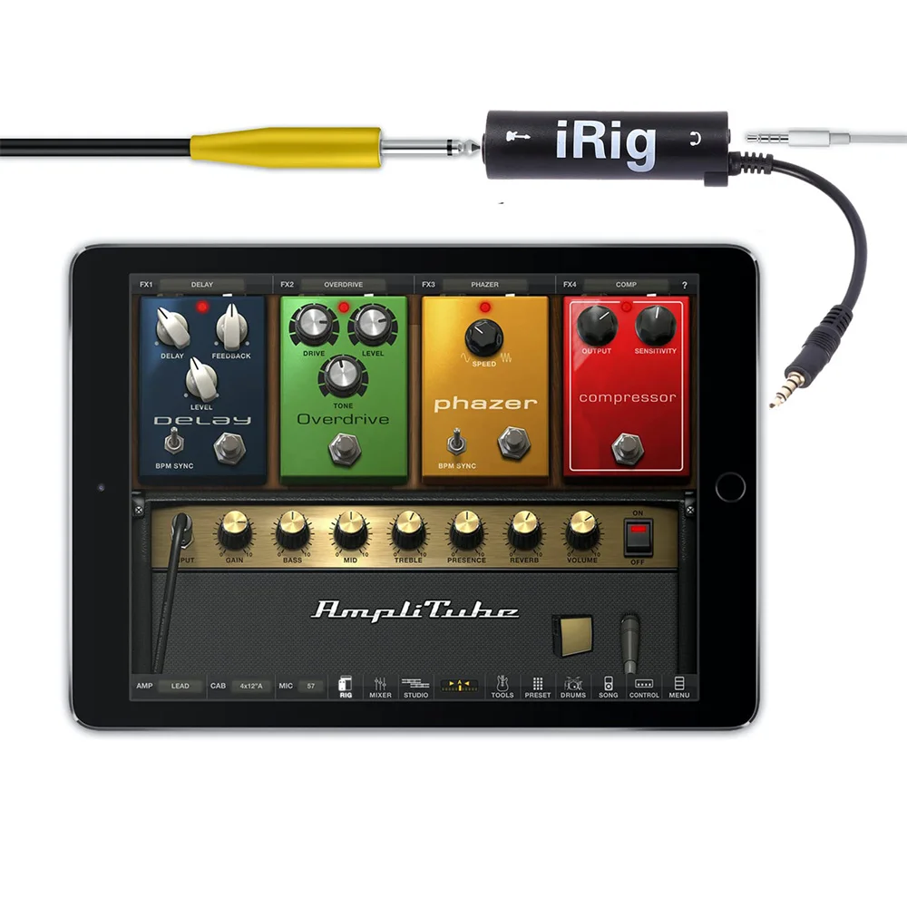 1 pc IRIG guitar interface converter 3.5mm audio cable with low background noise, high fidelity frosted anti scratch feature view 5