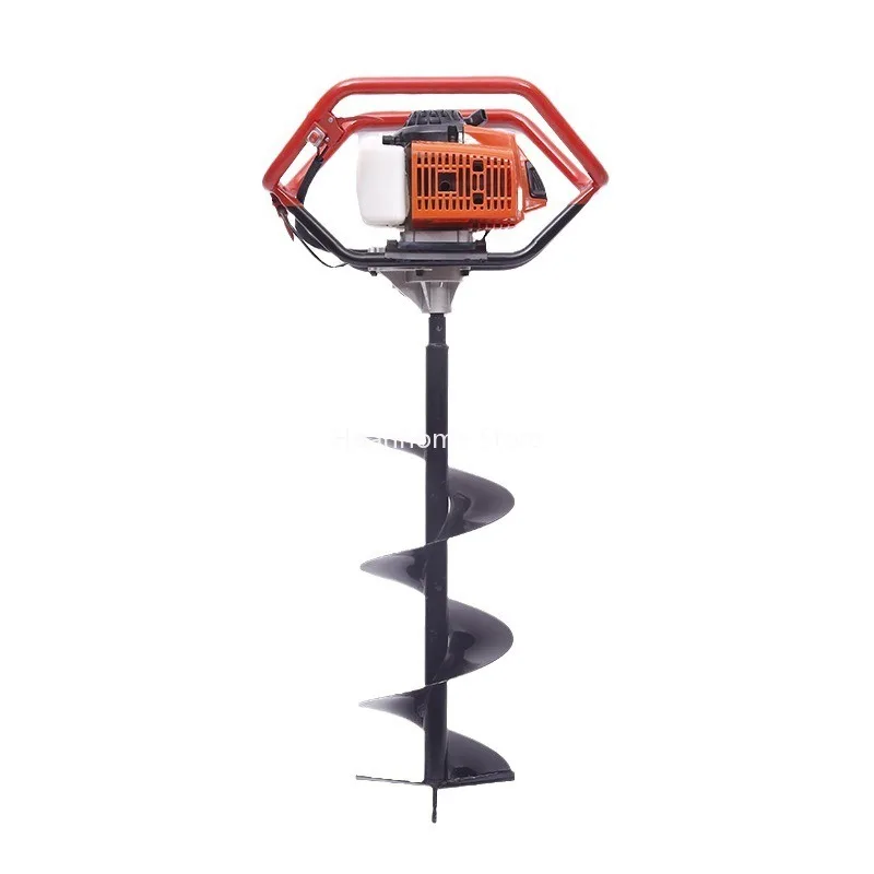 Household High-Power Gasoline Earth Boring Machine Trees Planting Garden Drill Agriculture Garden Tools