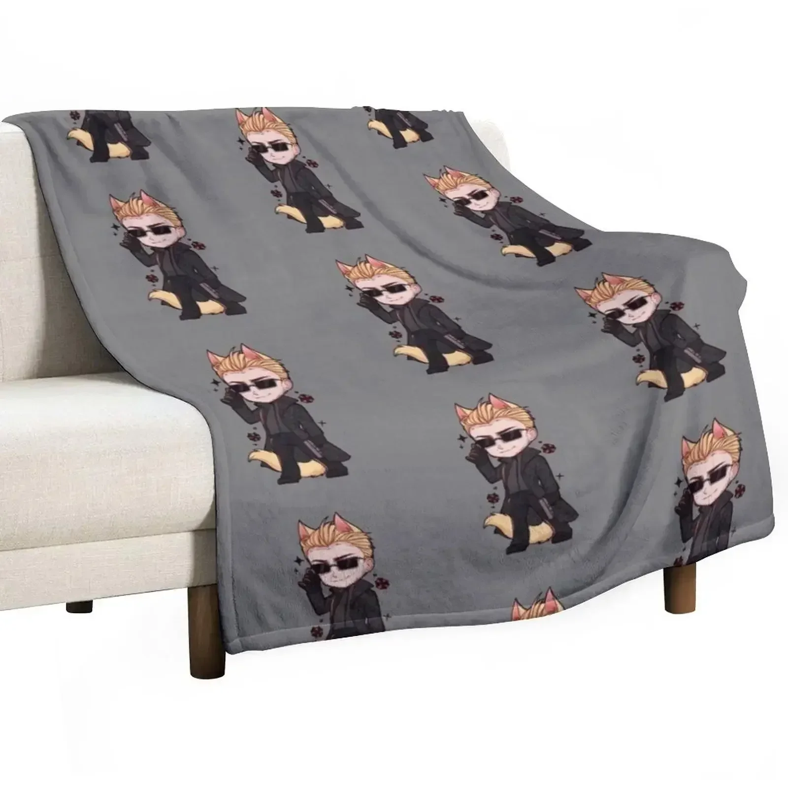 

New albert wesker chibi Throw Blanket Stylish Warm Blanket for Living Room Bedroom