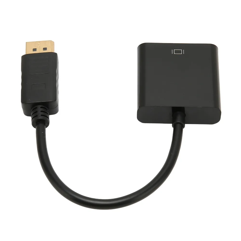 3PCS 1080P DisplayPort To DVI Adapter Gold Plated Connector DP To DVI Adapter Cable Unidirectional DP Conversion Cable