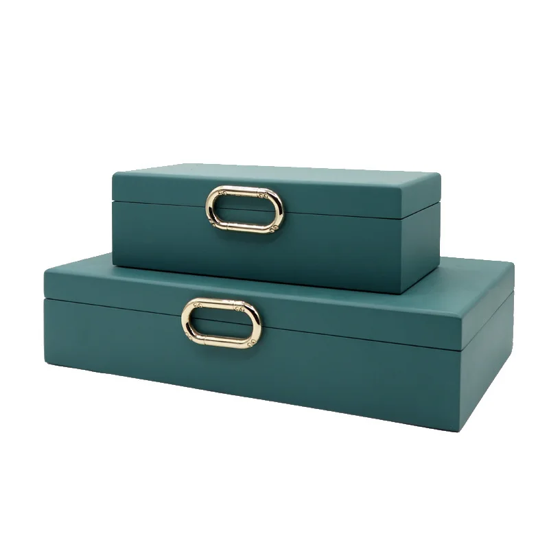 Luxury Bedside Jewelry Storage Box Organizer for Girl Nordic Wood Desktop Jewelry Box Storage Organizer Case Earrings Display