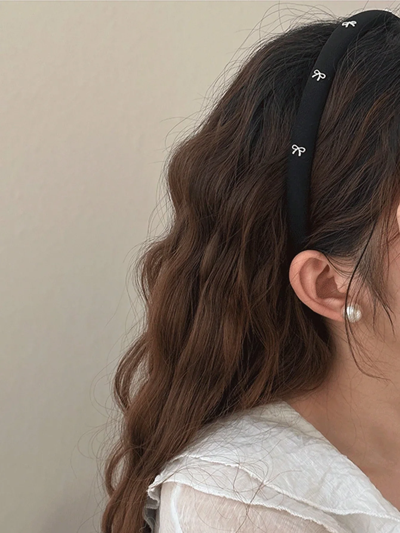 

Women's Bow Headband Fashion Anti-Slip Hair Hoop Accessory For Daily Wear