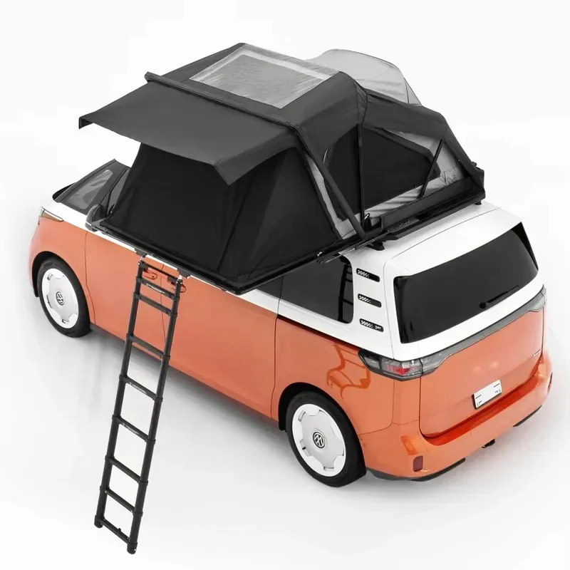 Pop up Abs Light Hard Top Roof Tent Aluminium Roof Top Tent 4X4 for Camping Gear Off-Road Glamping