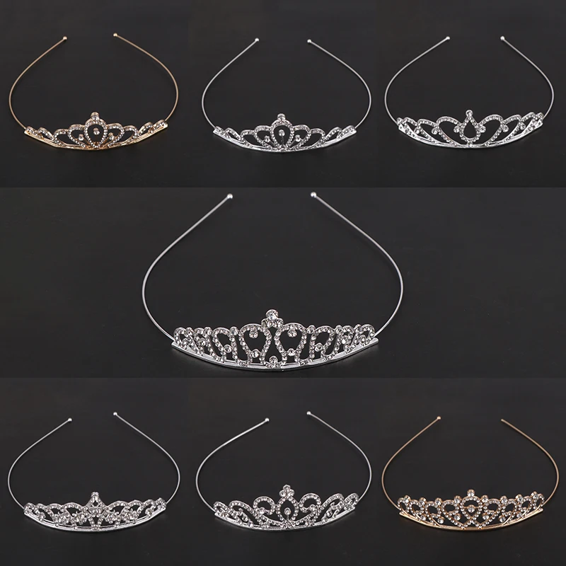 Women New Sweet Wind Princess Tiara Birthday Party Crown For Performance Party Decorative Crown