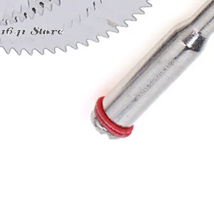 다용도 6개 스테인리스 스틸 디스크 세트(만드렐 1개 포함) - 회전식 절단 도구용으로 설계됨(16, 18, 22, 25, 32mm).