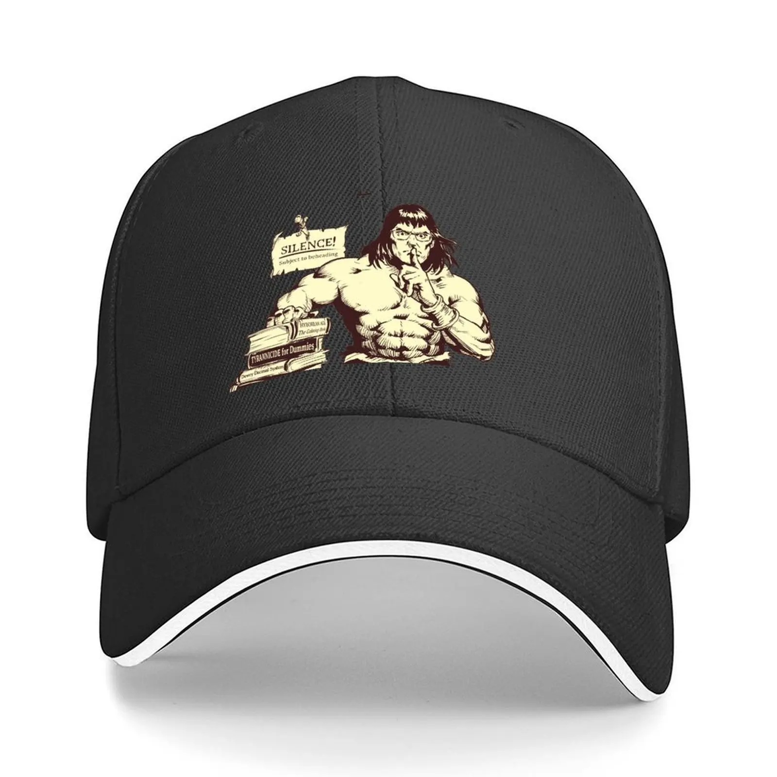 

Conan the Librarian Baseball Cap sailor cap for men custom caps Trucker Cap summer hat Men's Luxury Women's