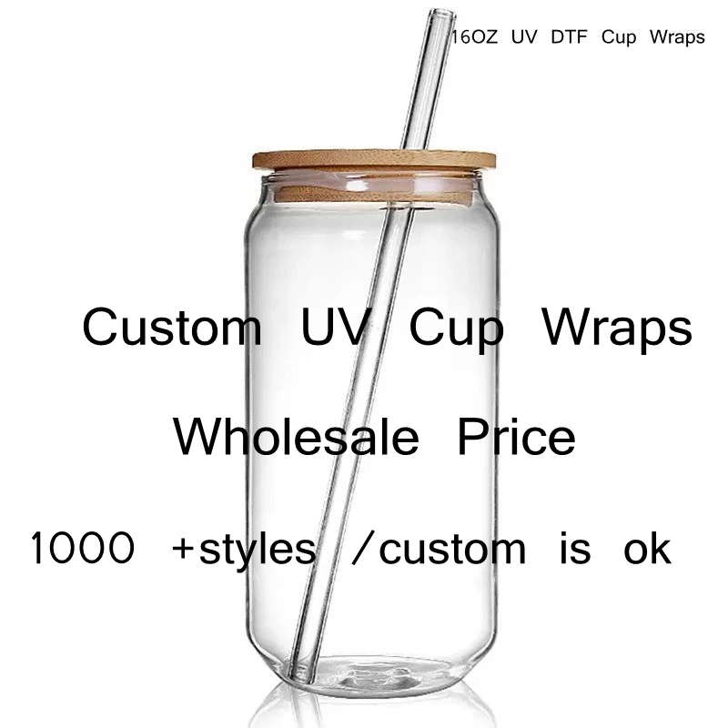 Wholesale Christian Pray on it 16OZ UV DTF Cup Wrap Transfers Stickers Custom Labels DIY Durable Waterproof Logo For Libbey