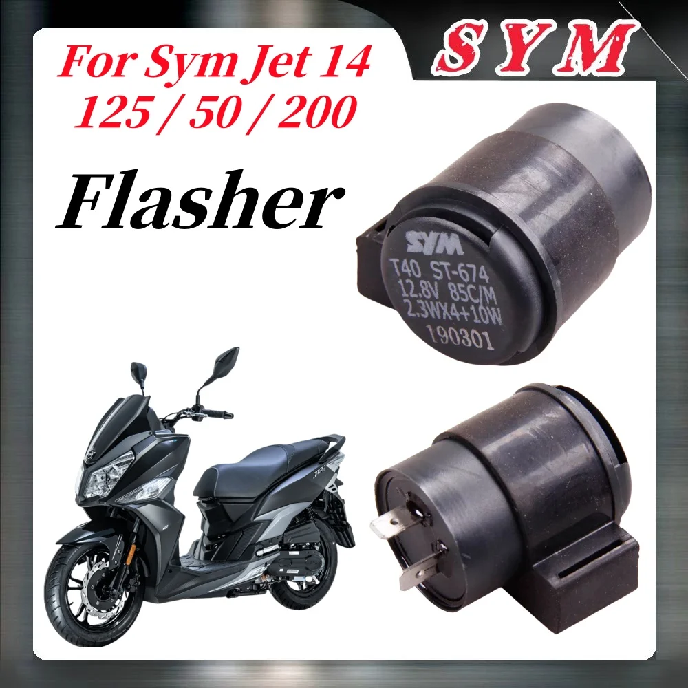 

Suitable for Sym Jet 14 125/50/200 Motorcycle Flasher Turn Signal Relay for Sym Jet 14 125/50/200