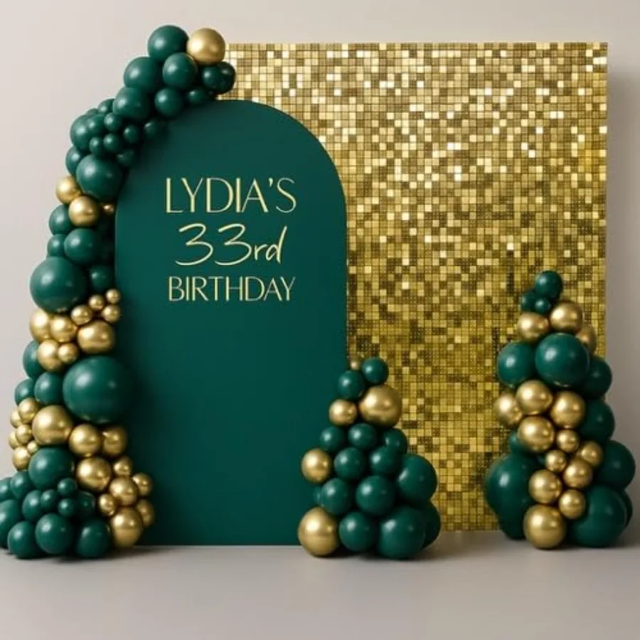

Shimmer Wall Sequin Backdrop 24pcs Square Shimmer Wall Sequin Backdrop DIY Party Shiny Decor for Wedding Birthday Anniversary G