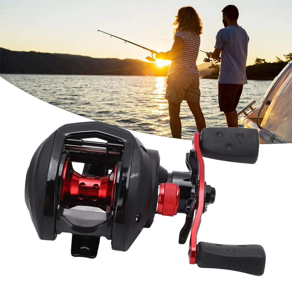 

Fishing Reels 4+1BB Metal Body 7.1:1 Gear Ratio With 27 Speed Magnetic Braking System & 8KG Max Drag For Right / Left Handed