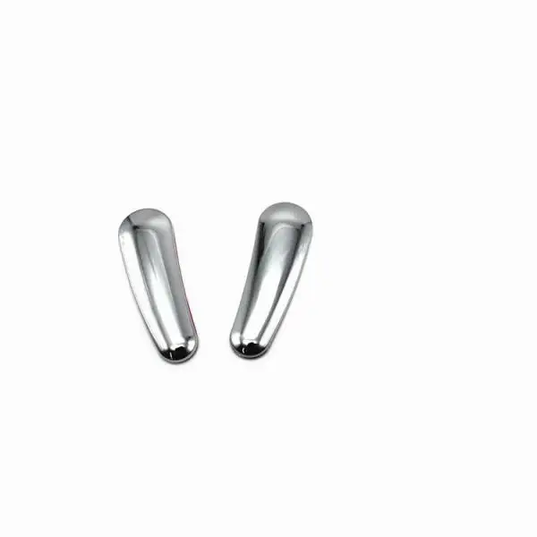 Contoured Swingarm Frame Inserts Chrome Finish Metal Stickers for Softail Models 2008 to 2017