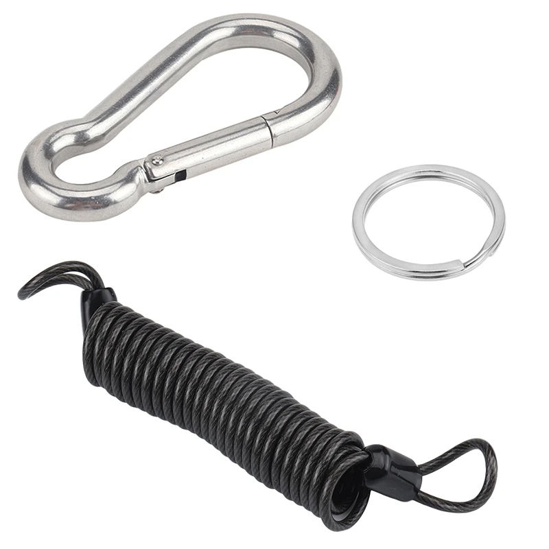 

10X100MM Trailer Spring Rope Safety Buckle,Fastway Zip 4 Foot Breakaway Cable 80-01-2140