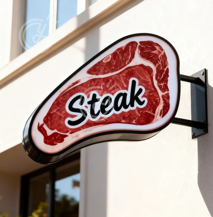 Acrylic Custom Sign Led Light Box Wall Signage Bright Logo Metal Business Neon Personal Design Home Luminous Signs Letters