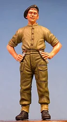 1/35 Scale Resin Figure Assembled Model Kit II Military Canadian/British Tank Crewman 1939 - 1945 Unassembled and Unpainted