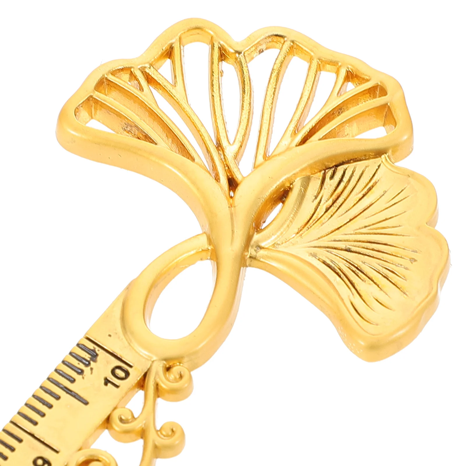 Metal Bookmark Ruler Hollow Design Multi-Functional Sewing Reading Tool Students Stationery Office Decorative Alloy Book