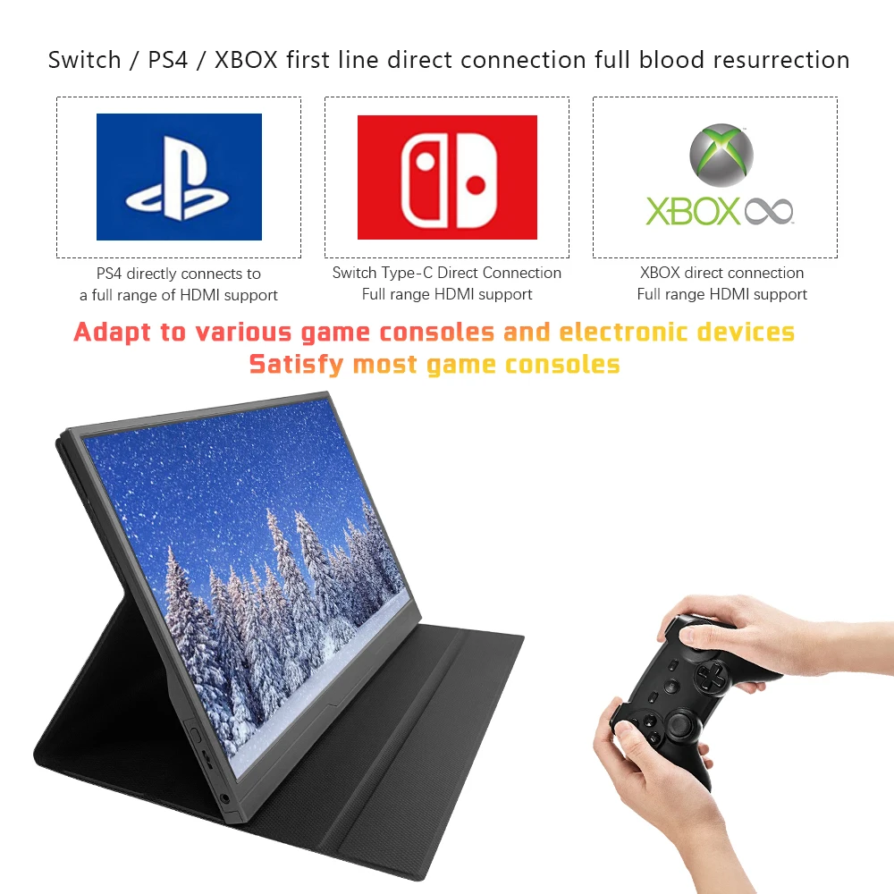 شاشة بوصة مع شاشة fhd ، ip ، ip ، ip ، ° ، لأجهزة الكمبيوتر المحمول ، mac ، pc ، xbox ، ps4 ، ps4 ، 5 switch