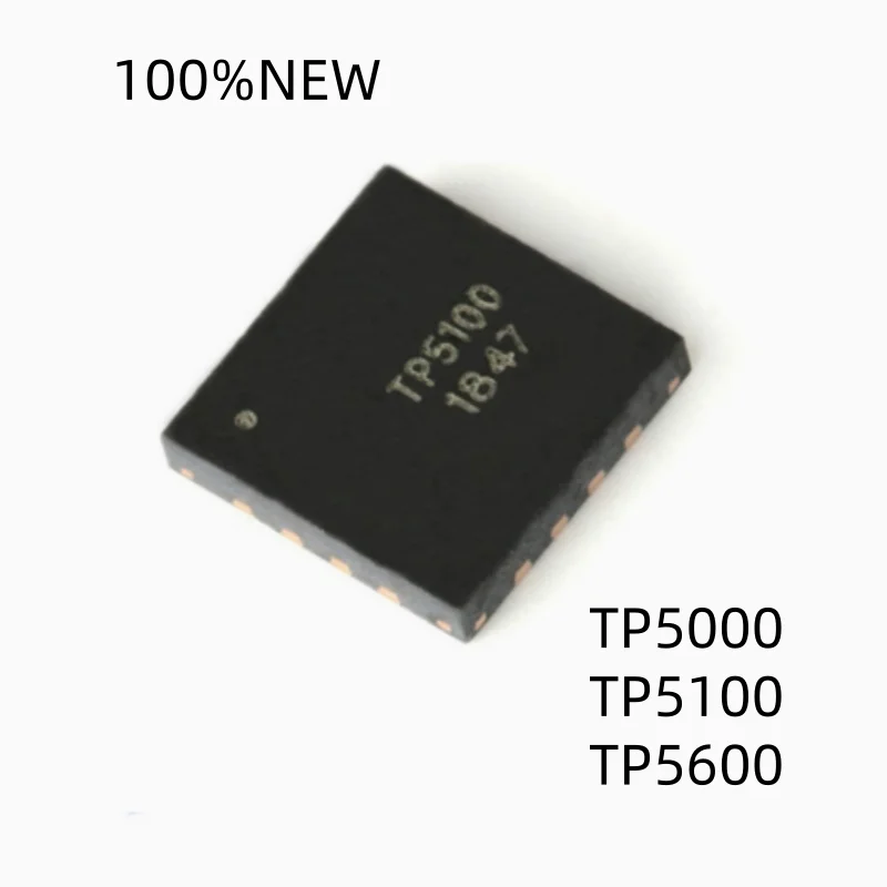 (10Pcs) 100% New Tp5000 Tp5100 Qfn-16 Tp5600 Qfn-24 Lithium Battery Charger Chip Ic