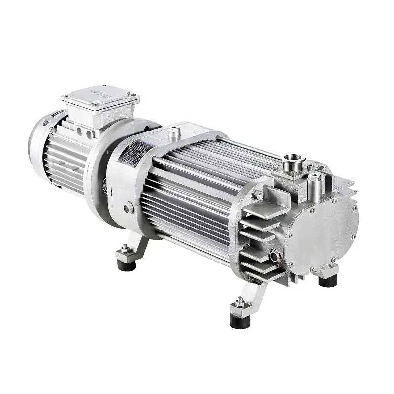 Small and cheap oil-free dry air-cooled screw vacuum pump