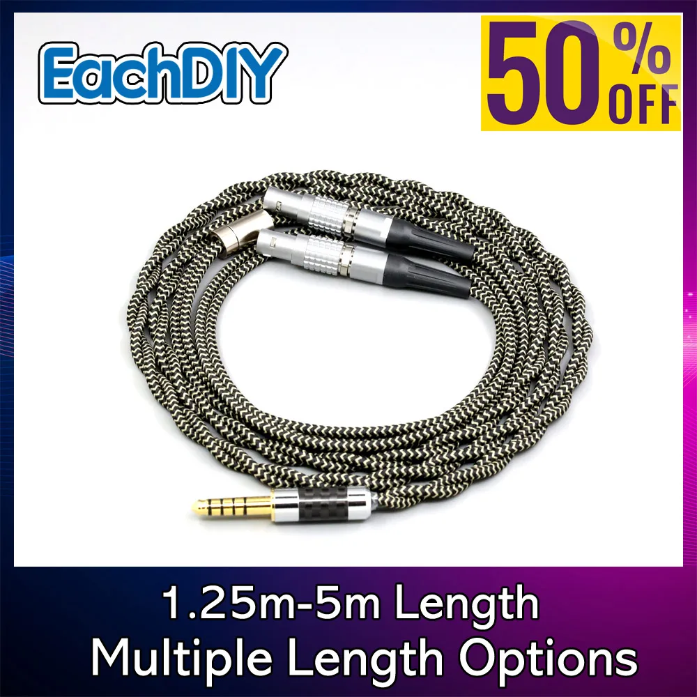 

Кабель для наушников Focal Utopia Fidelity Circumaural 8059, 2-жильный, 2,8 мм, с оплеткой Litz Shield OFC