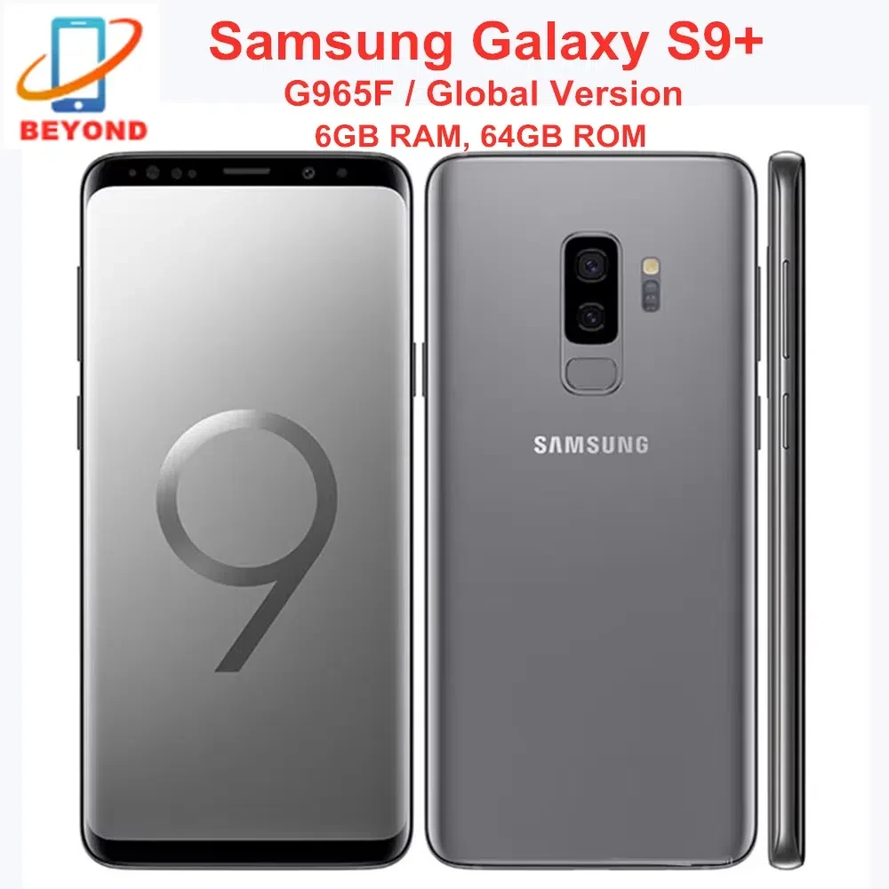 Samsung Galaxy S9+ S9 Plus G965F 64GB 128GB ROM 6GB RAM Global Version Octa Core 6.2