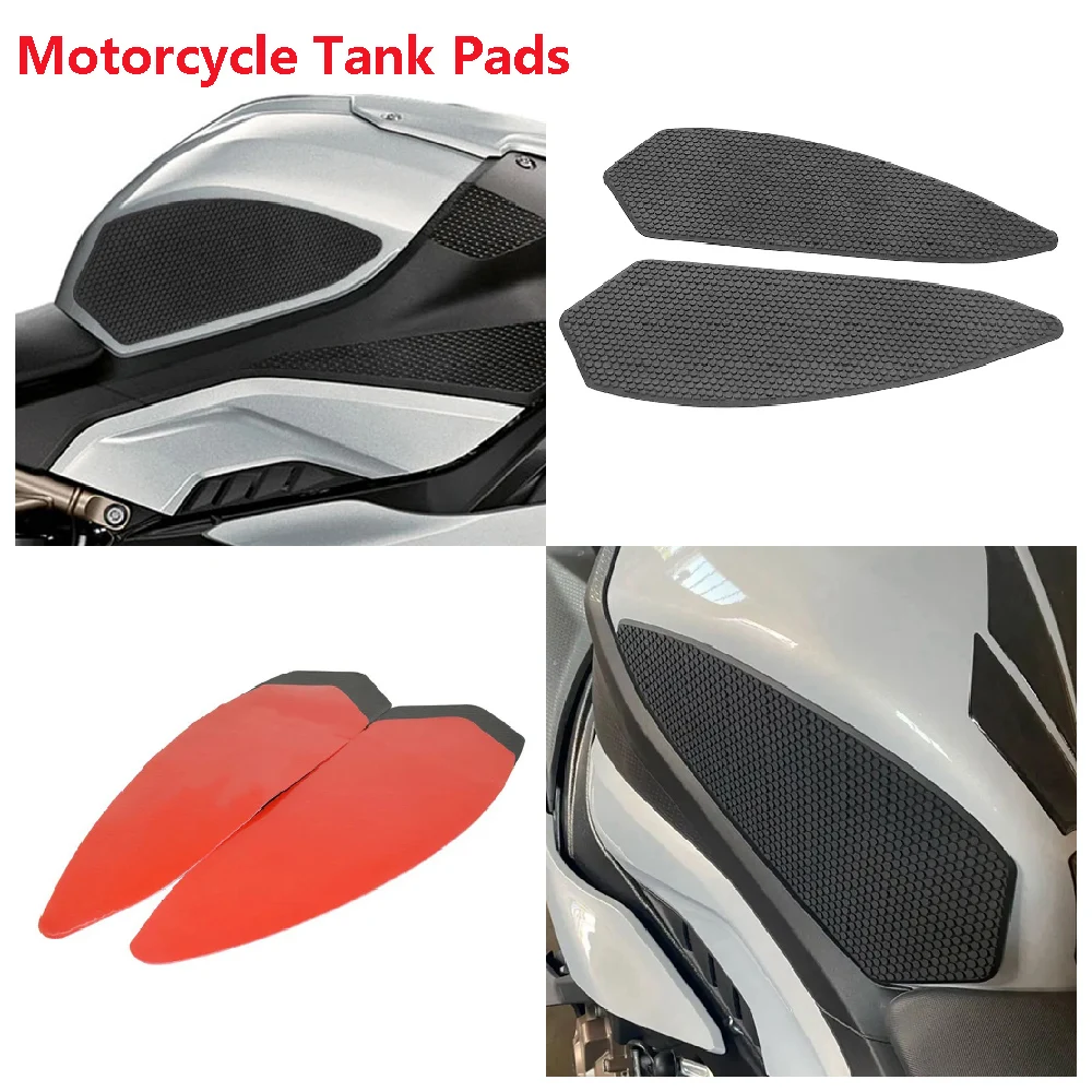 Fit for BMW S1000RR S1000R M1000RR M1000R ABS 2020-2024 Motorcycle Tank Pad FuelTank Side Knee Traction Grip Anti Slip Pads Kit