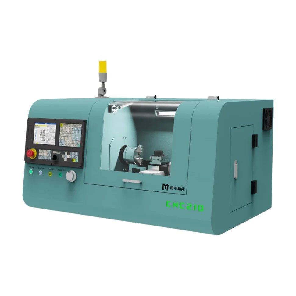 CNC210 precisiedraaibank 0,001 mm instellingseenheid voor productie van instrumentatiecomponenten
