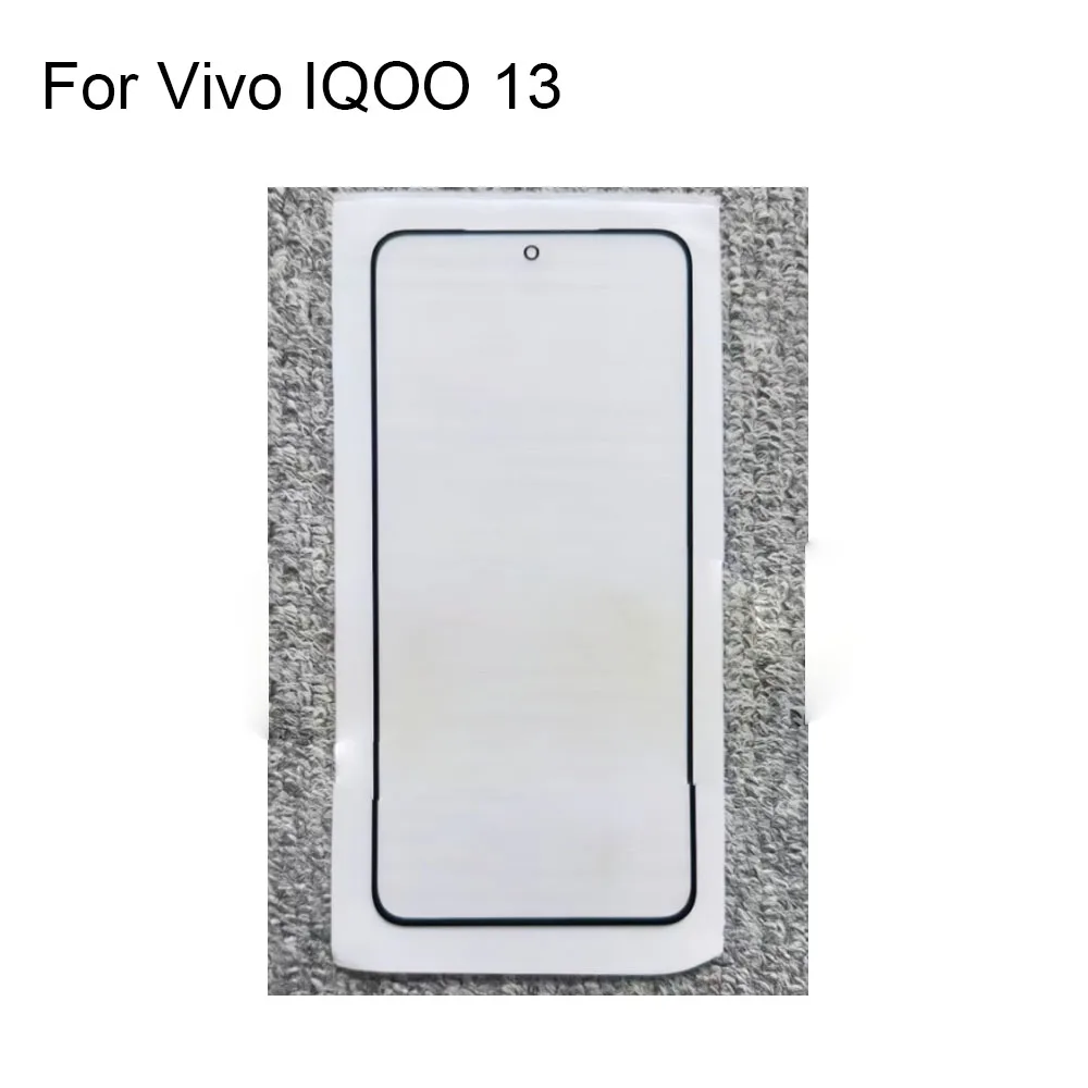 

For Vivo IQOO 13 Front LCD Glass Lens touchscreen Touch screen Panel For Vivo IQO 13 Outer Screen Glass without flex