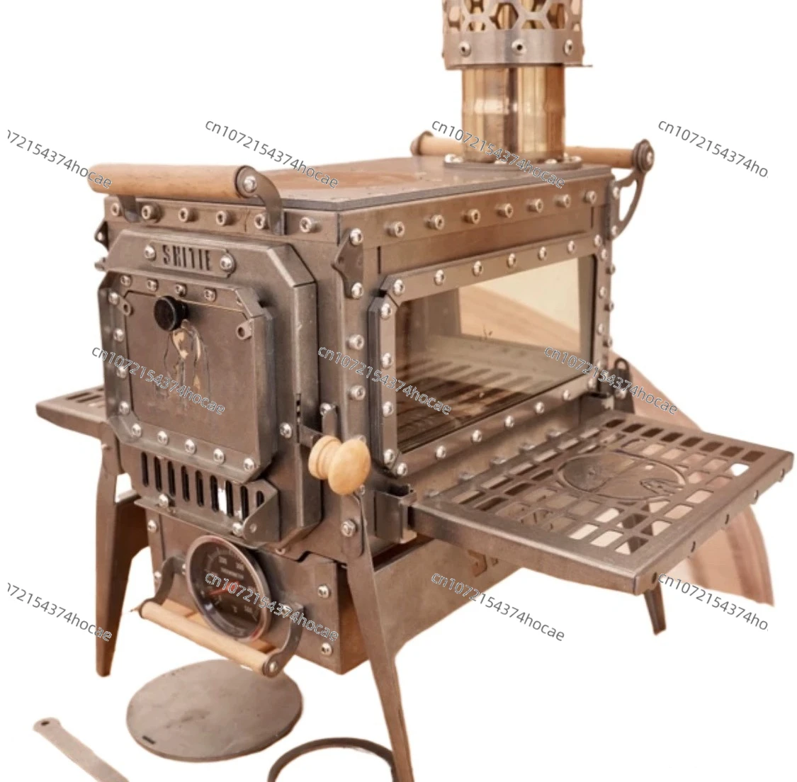 

6 titanium stove, wood stove, barbecue camping, small