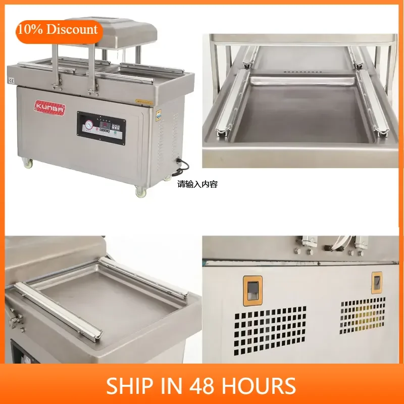 Easy Operate Double Chamber Vacuum Packing Machine DZ-400 for Food