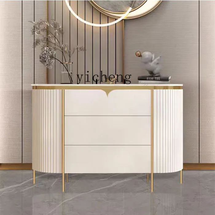 Zz Entrance Cabinet Paint Simple Modern Shoe Cabinet Living Room Meal Side Light Luxury Partition Locker