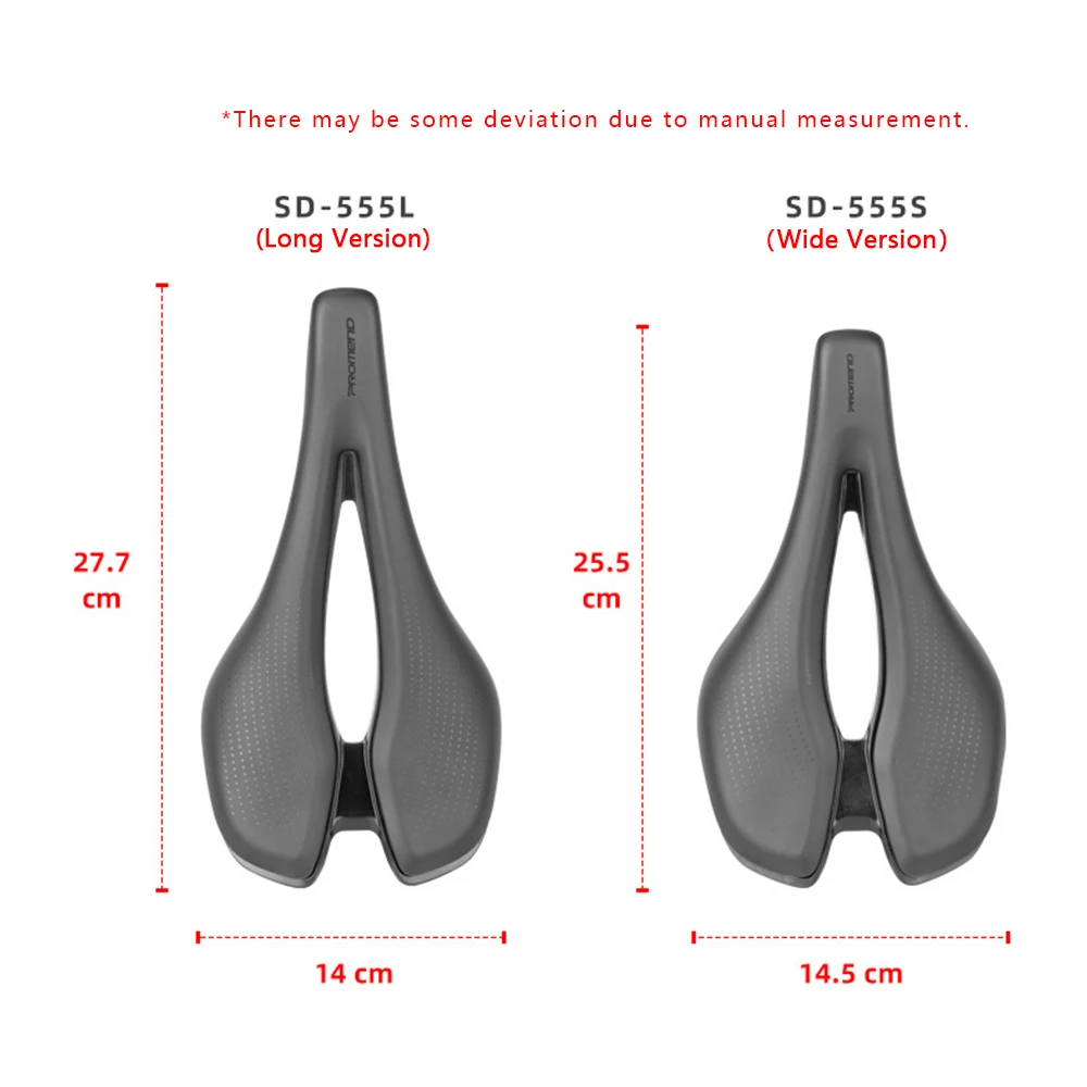 PROMEND Bicycle Saddle Hollow Vent Soft Comfort seat  Road MTB Bike Bicycle Cushion saddle Bike Cycling accessories