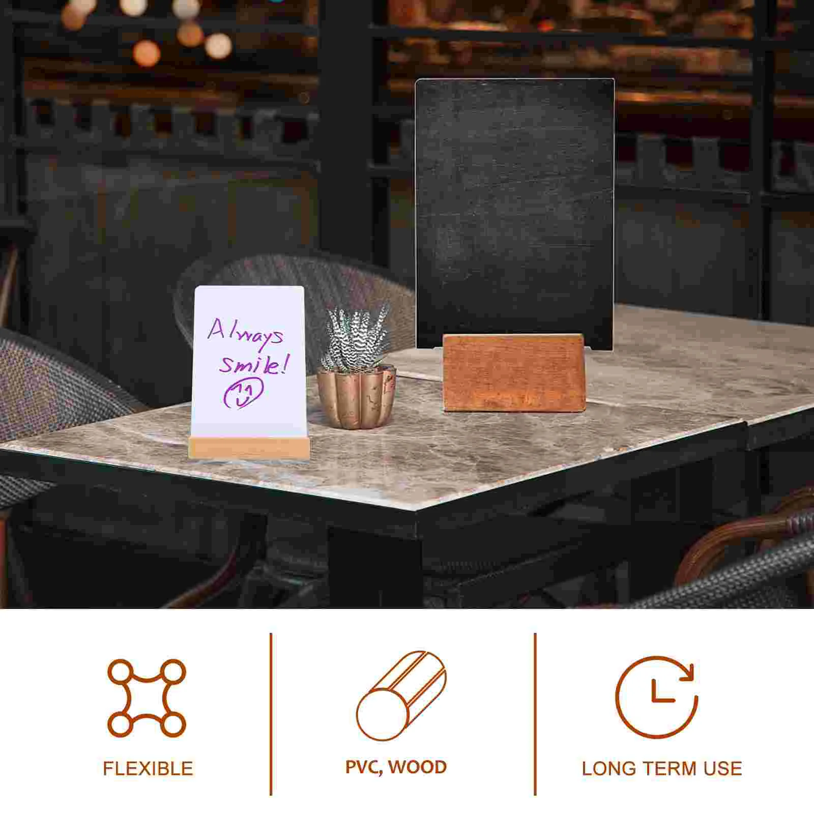 Handwritten Price Tag Signs Message Board Desktop Whiteboard Reusable Memo Acrylic The School Note Bulletin Home Pvc Practical