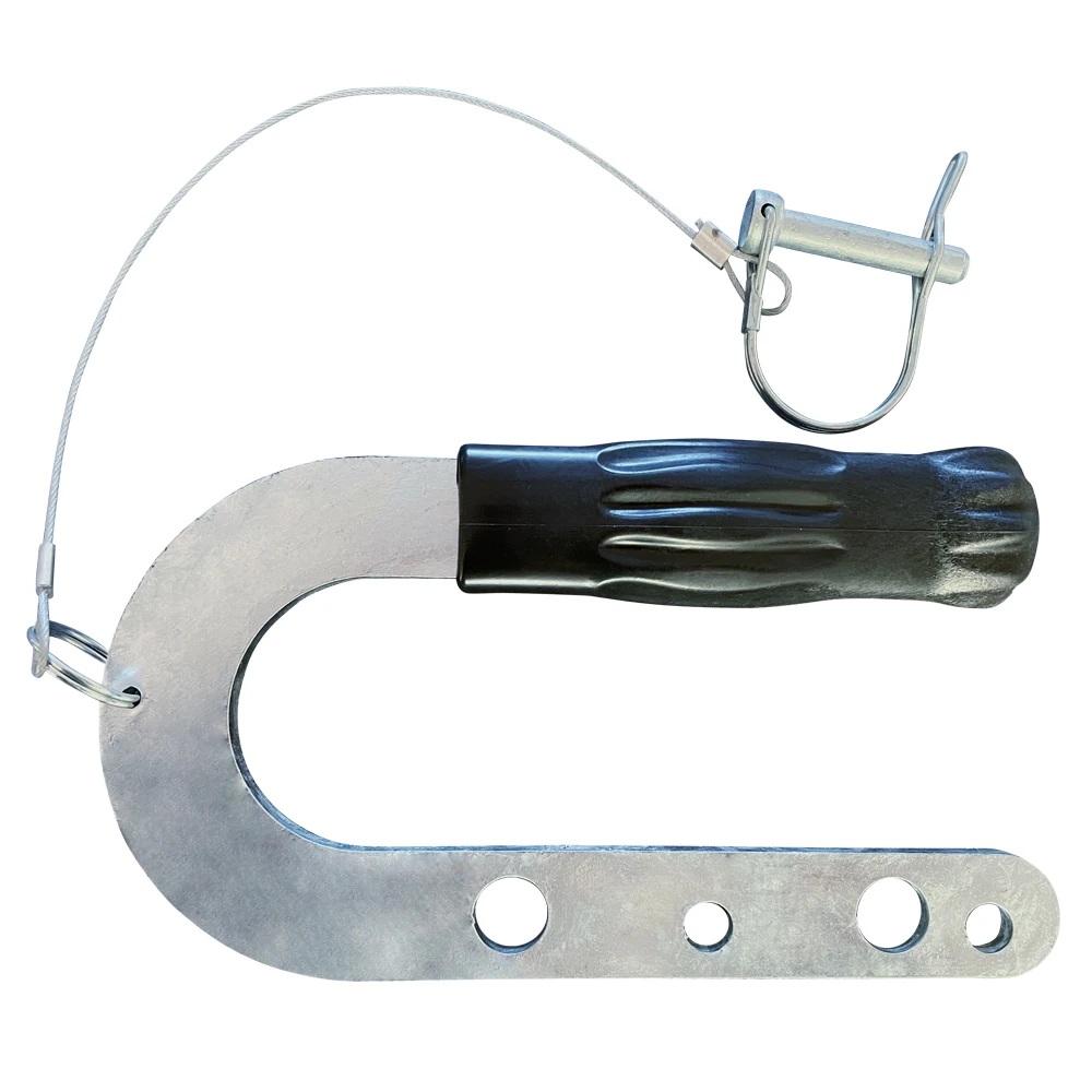 Trailer Coupler Lift Handle Hot Dip Galvanized with Trailer Safety Pin Trailer Tongue Lift Handle for RV Caravan Boat