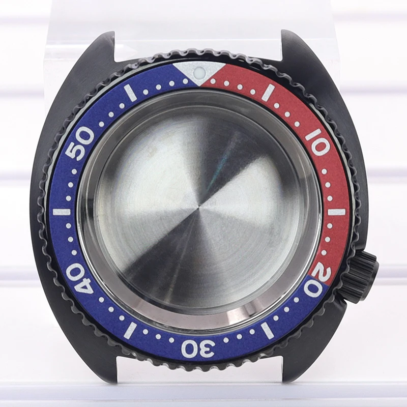 

45mm Water Resistance Watch Case With chapters Ring For NH35 NH36 NH34 NH38 Movement 28.5mm Dial Sapphire Glass Modified Abalone
