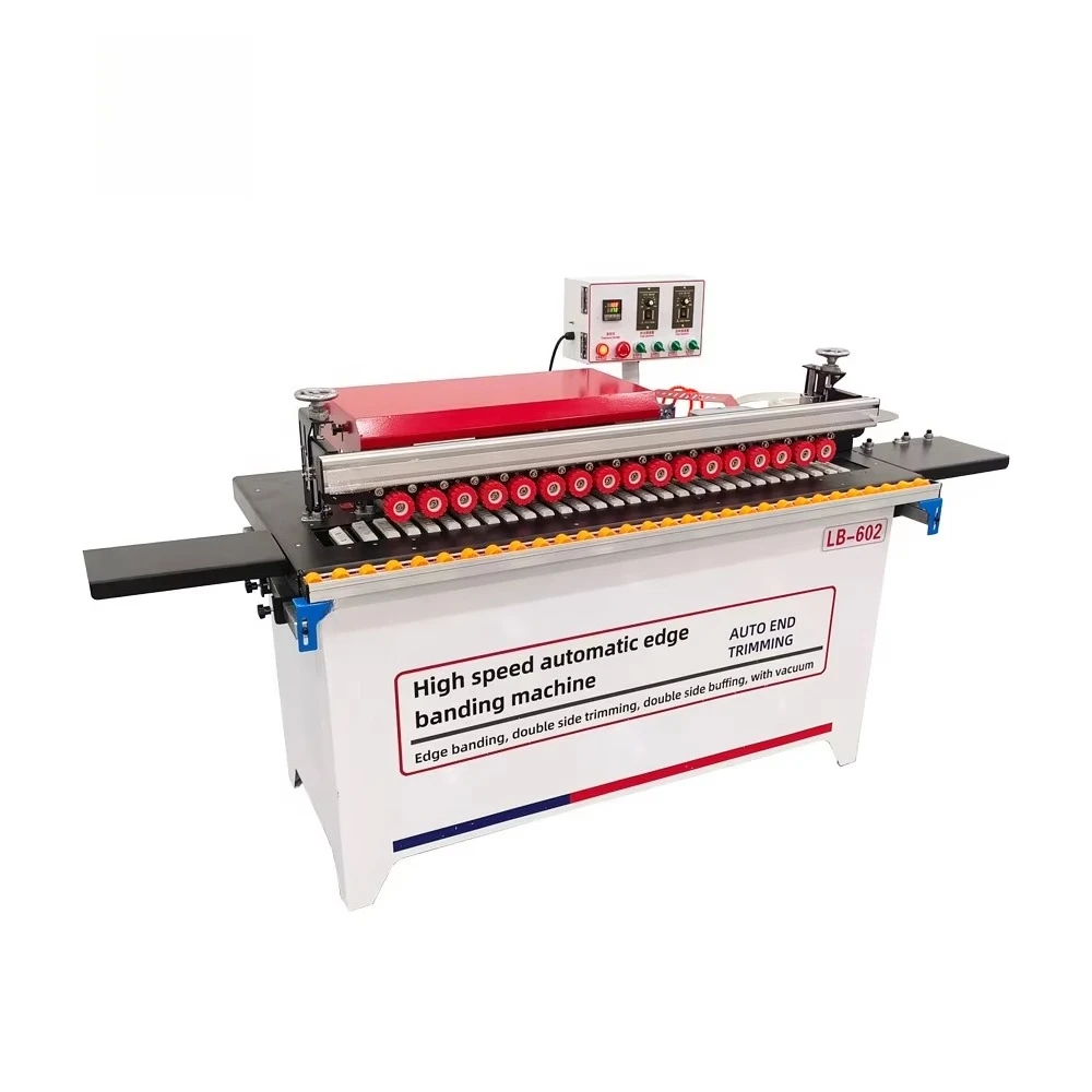 LB602 Fully Automatic Mini Edge Bander Trimming Machine PVC MDF ABS Wood Edge Banding Machine for Wooodworking