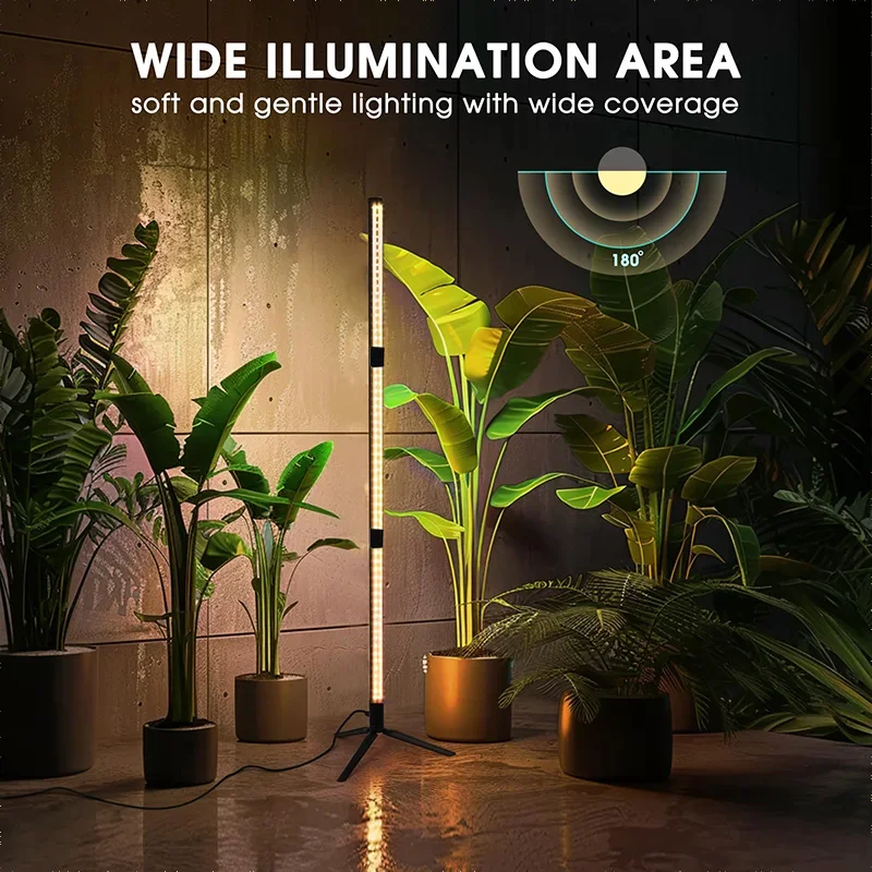 Floor Grow Lights for Indoor Plants Full Spectrum Plant Light Stand for Growing Large Tall Plants,LED Plant Grow Light,Phytolamp