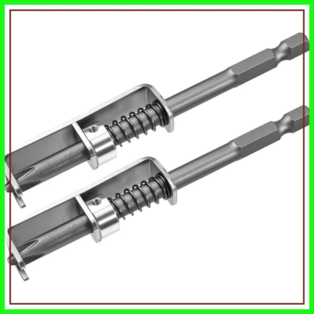 

2 Pcs Spring-loaded Screw Holder Bit, Anti-drop Driver, One-Hand Operation for Electricians, DIY, Universal Retaining Tool