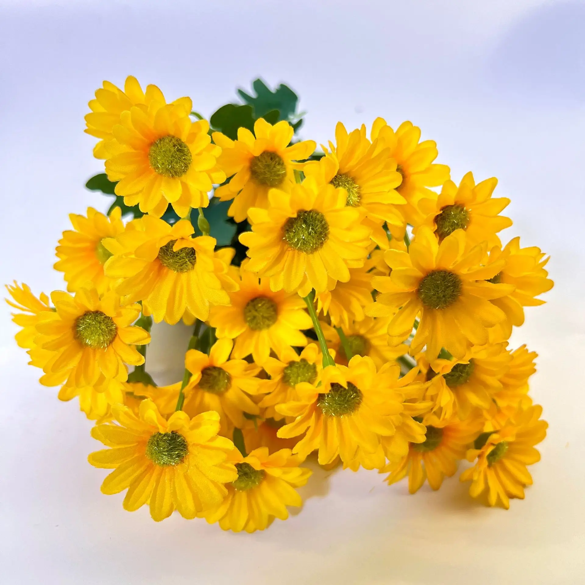 21 Hoofden Van Zonnebloemen Kleine Madeliefjes Boeketten Van Kamille Bruiloft Decoratie Materialen Huisdecoratie Diy Kunstbloemen C