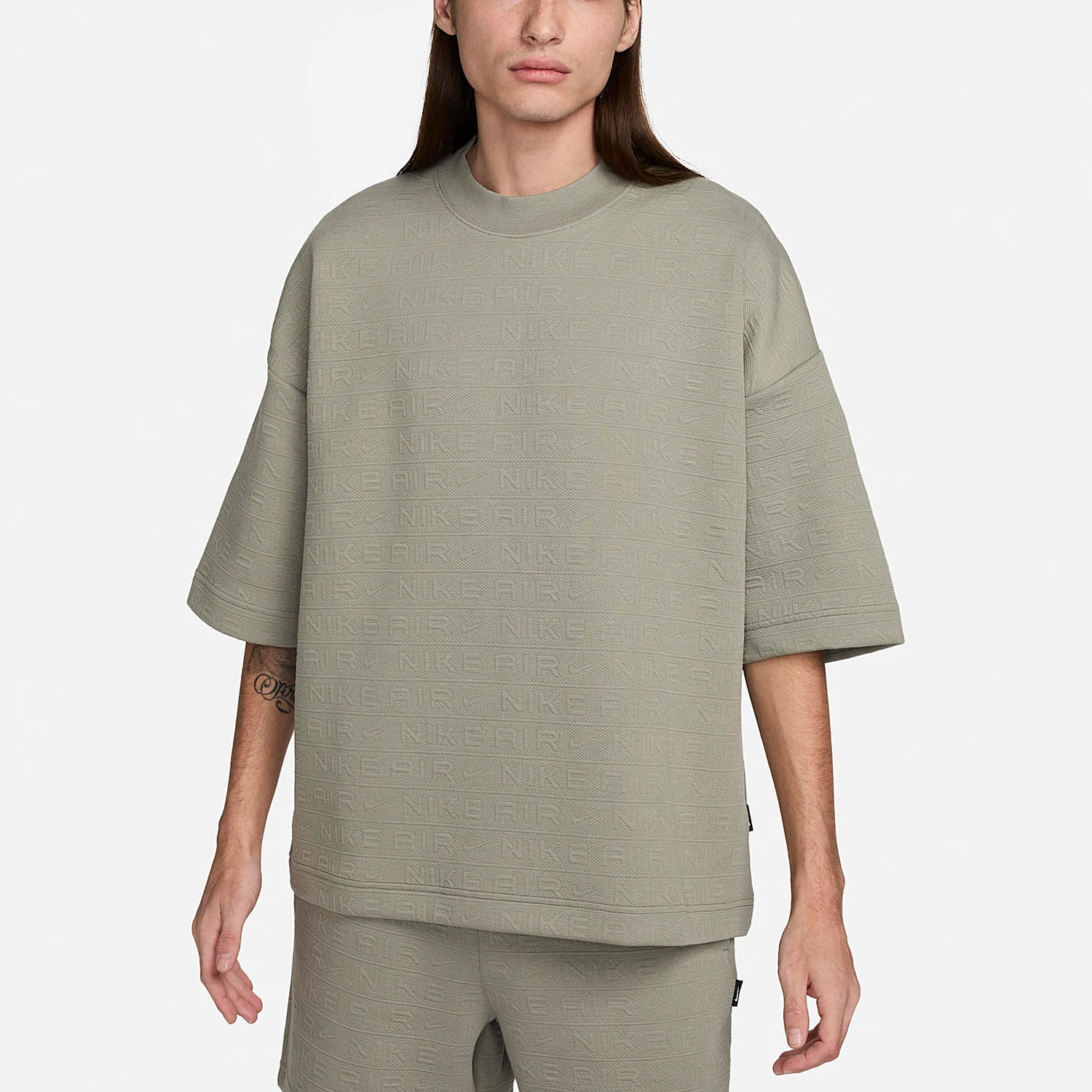 

Nike genuine New Men's Loose Knit Crew Neck T-Shirt FN2164-053