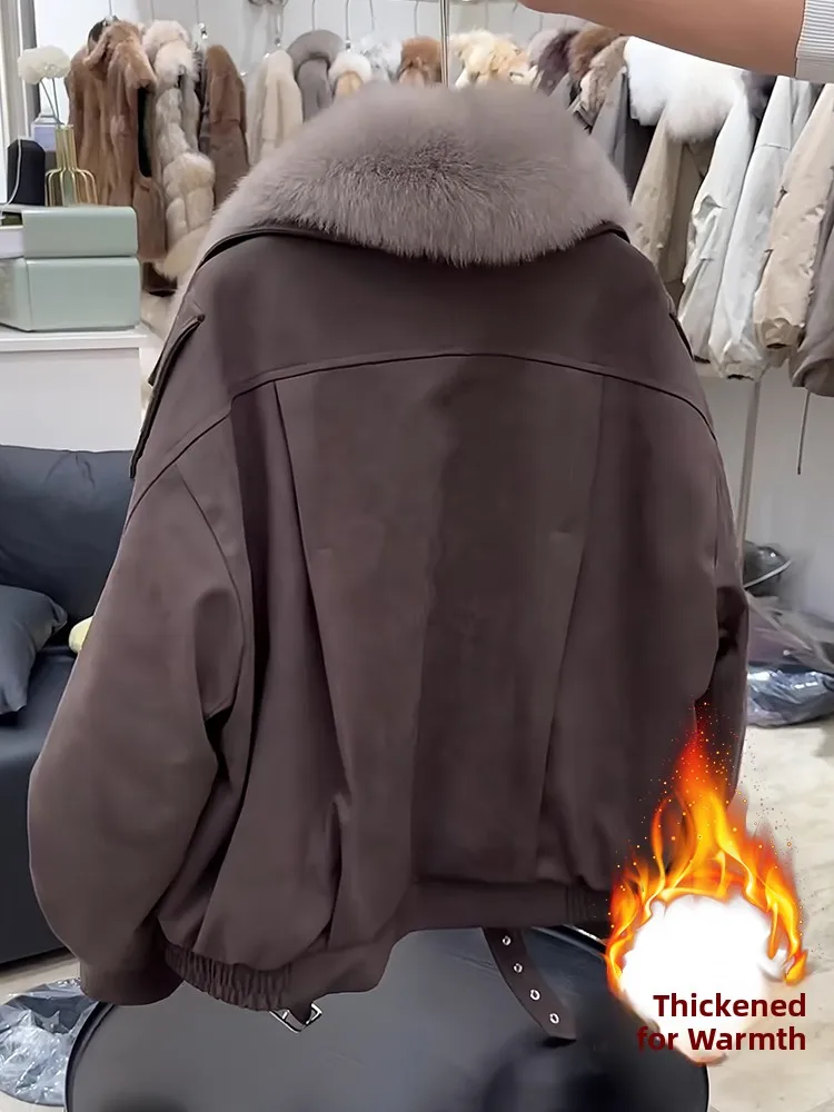 

Thiened Winter Cotton Jaet Women's Faionable Sli Warm Coat Stand Collar Sve Long Zipper Closure Color