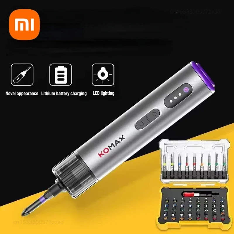 

Xiaomi Komax Electric Screwdriver Rechargeable Multifunction Cordless Electric with 3-speed Adjustment for Home Office DIY Tools