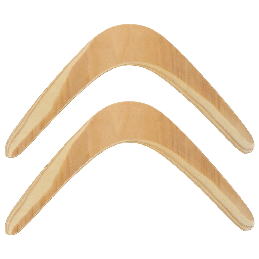 2 قطعة قرص طائر خشبي للأطفال في الهواء الطلق لعبة رمي الضغط أداة رياضية