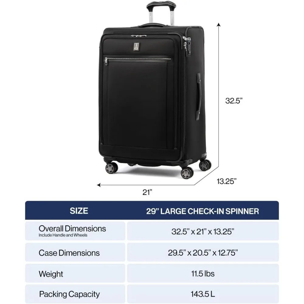 Maleta giratoria expandible grande de 8 ruedas con cerradura TSA, equipaje gris vintage unisex para viajes