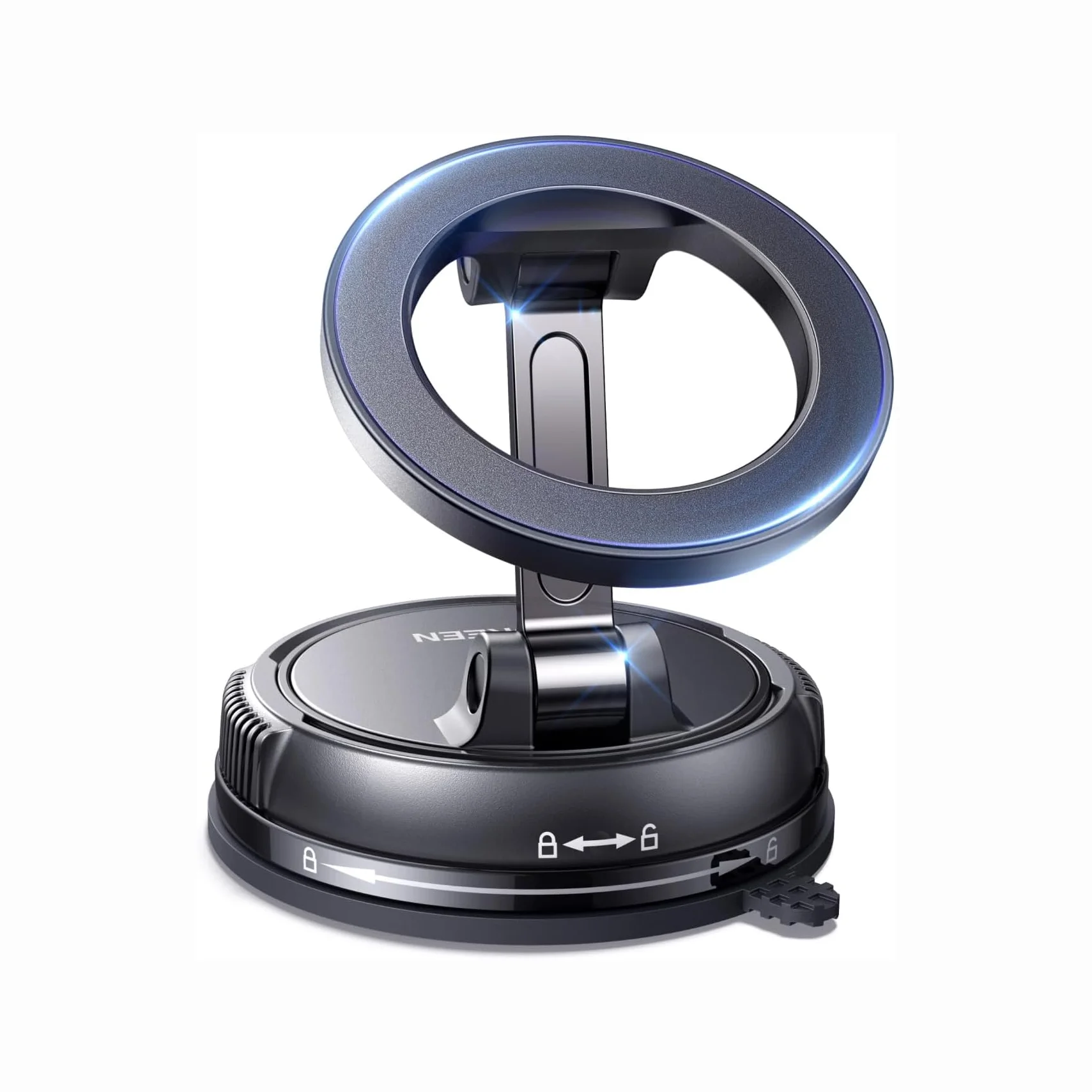 

UGREEN Magsafe Car Mount, [22xN55 & 80 LBS] 2500gf Vacuum Magnetic Phone Holder with Suction Cup,360° Rotatable Car Phone Holder