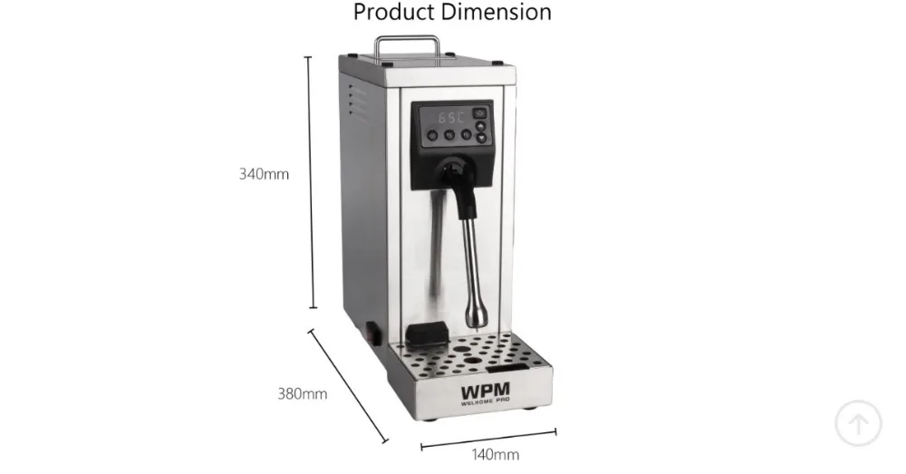 WEL WPM ミルクスチーマー 220-240V Fully automat Professional milk steamer with temperature