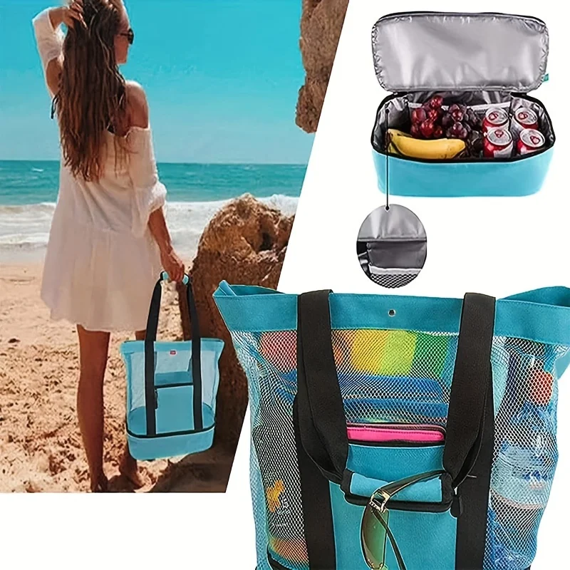 

Explosion Outdoor Travel Picnic Beach Insulation Fresh Creative Multifunctional Waterproof Ice Bag Sehe Fashion