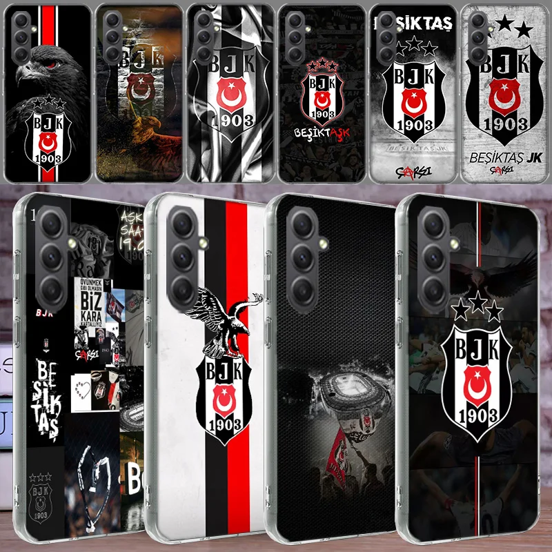 Модный телефон Besiktas BJK для Samsung A15 A25 A35 A55 A71 A51 Galaxy S9 S8 S10E A41 A31 A11 M12 M32 M30S M51 M52 J8 J6 J4 Plus