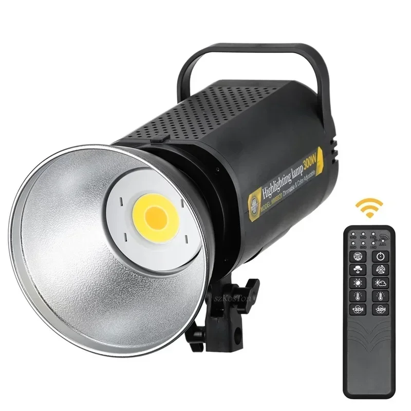 

300W LED Video Light 5700K Continuous Dimmable Photography Lamp Photo Studio Daylight ing for Youtube Live Fill