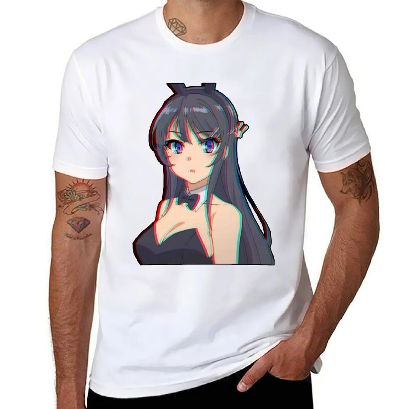 

Bunny Girl Senpai (3D) T-Shirt man tshirt t shirts for man cotton funny T-Shirt
